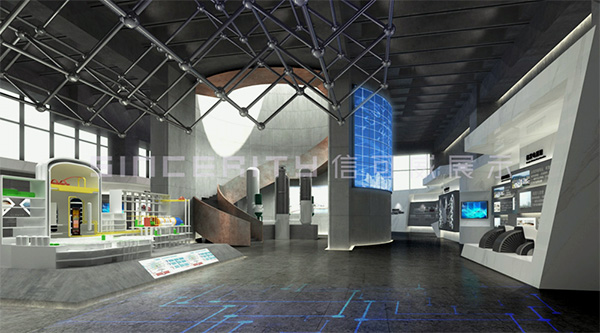 中广核展厅设计效果图2